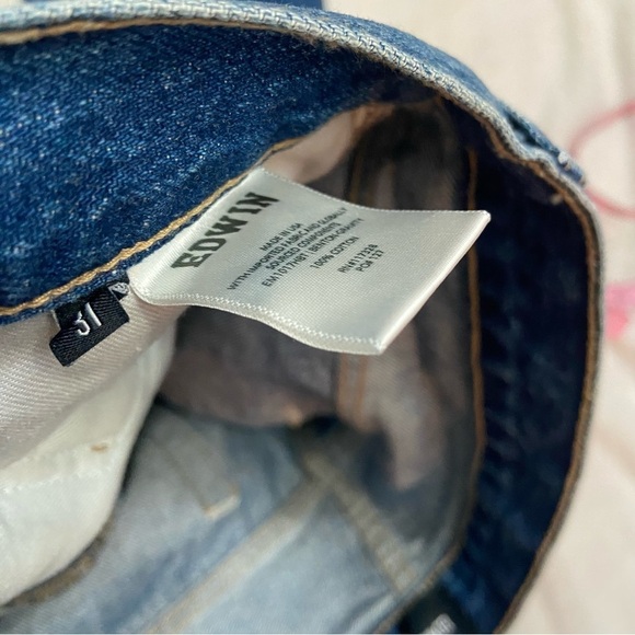 Edwin Benton slim fit jeans 31x32 lightly distressed 28575 - Picture 7 of 15